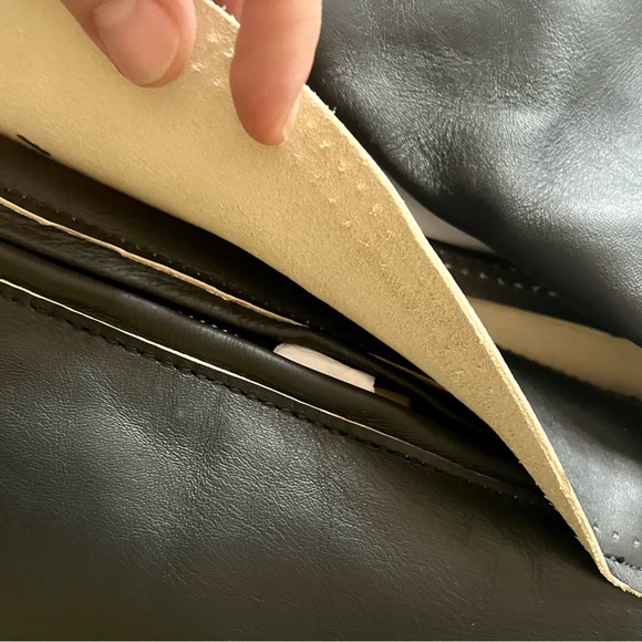 RARE ITEM! H&M x Maison Martin Margiela Unfinished Biker Leather Jacket NWOT - Picture 7 of 9